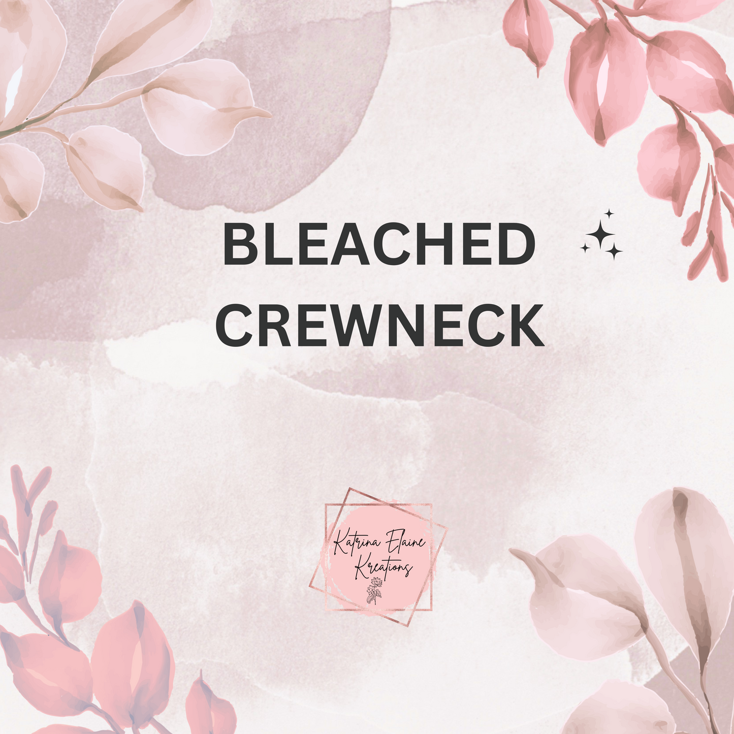 Bleached Gildan Crewneck