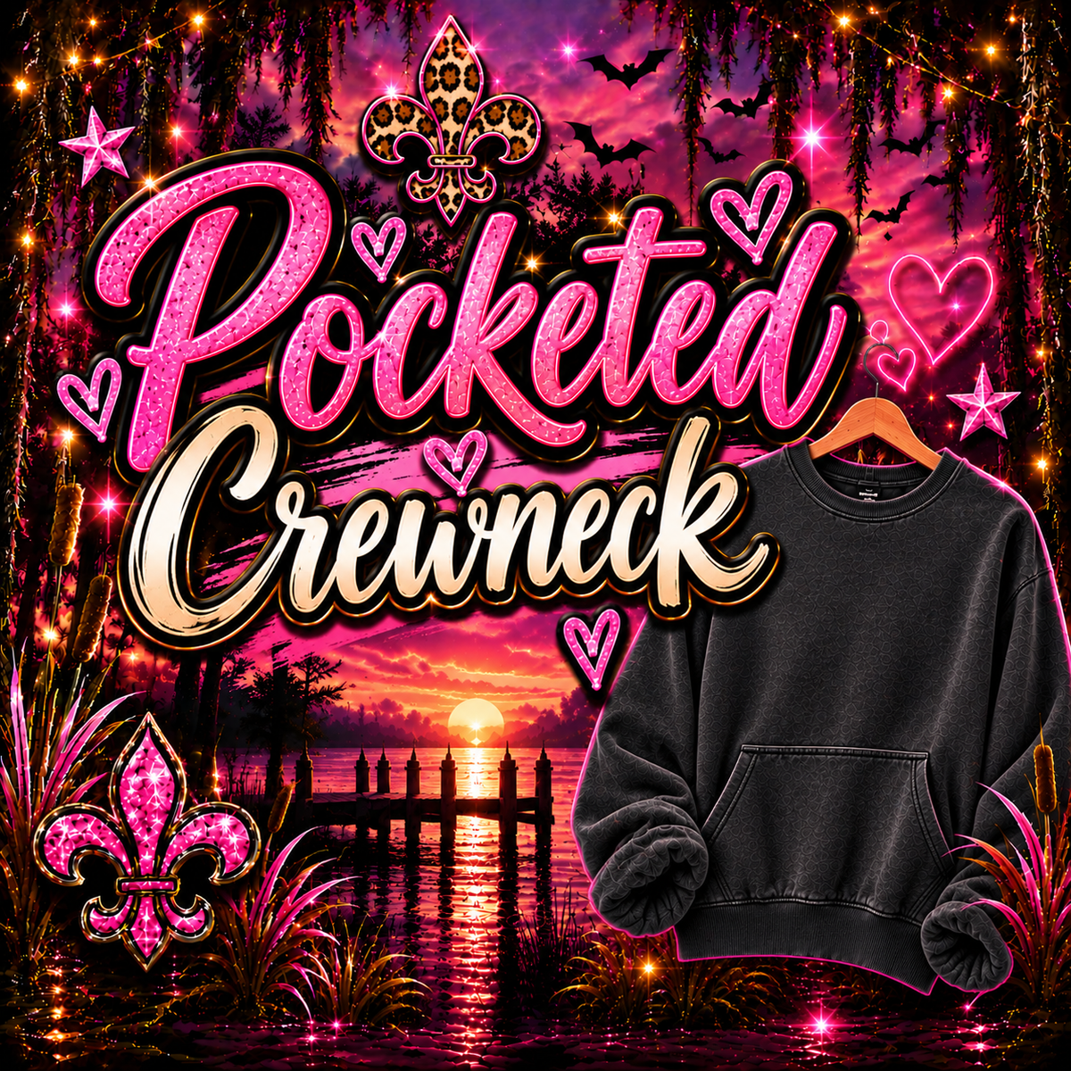 Pocketed Crewneck