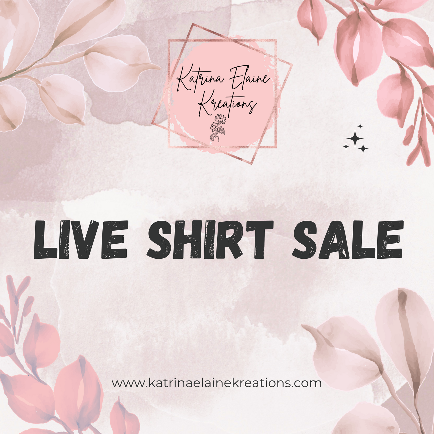 LIVE SHIRT SALE