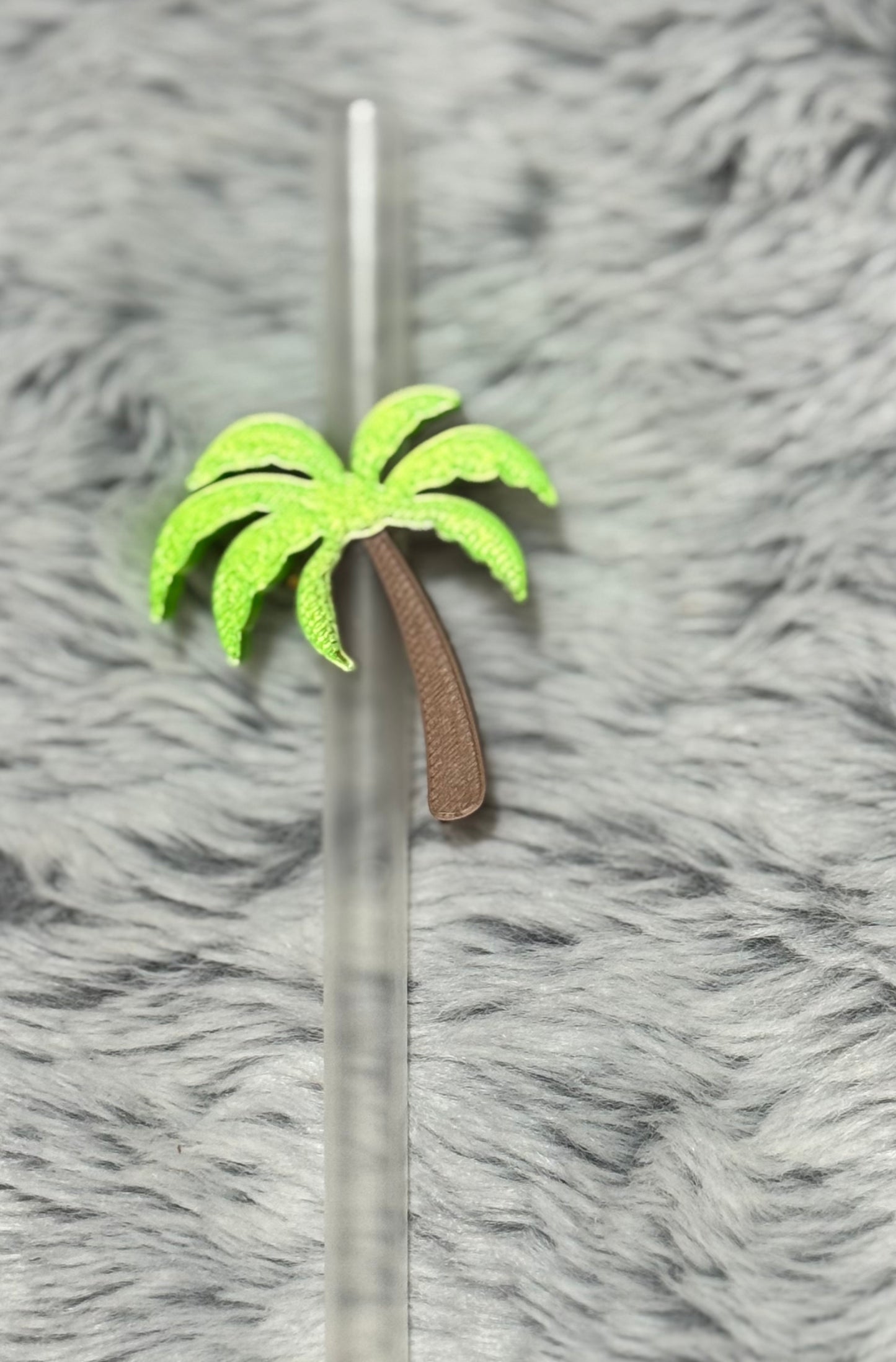 Palm Tree StrawTopper
